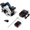 Аккумуляторная пила дисковая Li-Ion 18 В, Bosch GKS 18V-57 G 06016A2100